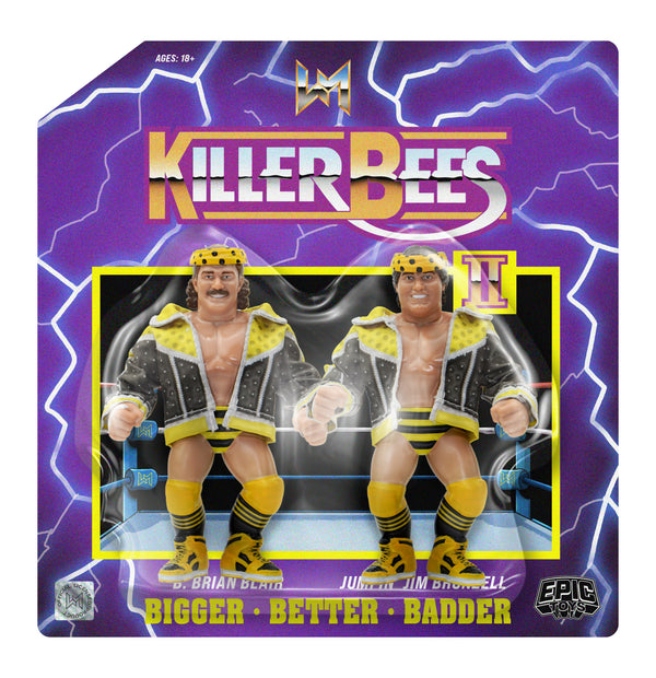 USA ONLY Wrestling Megastars - The Killer Bees 'Variant' 1/800