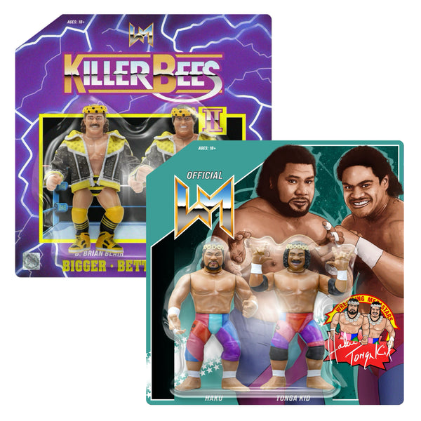 Wrestling Megastars The Islanders & Killer Bees (Bundle)